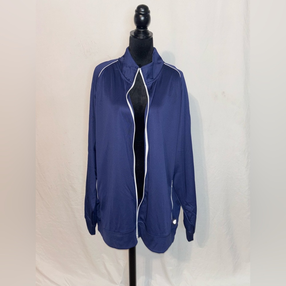 Solaris Deep Blue Jacket with Black Trim